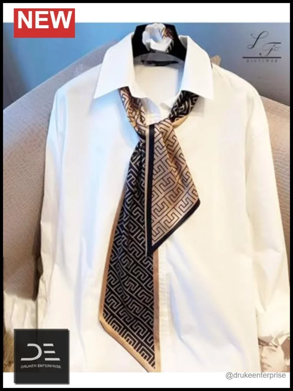 Silky Long Thin Satin Scarf for Women Multifunctional Head Neck Bag Scarf